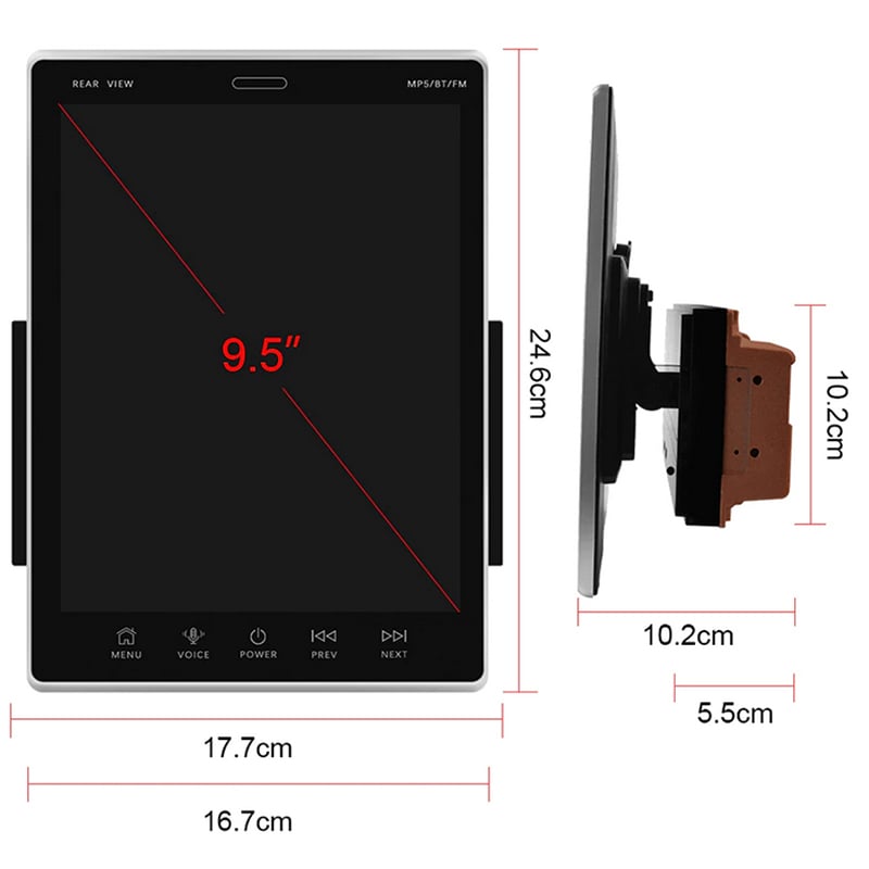 Multimedia Android 10 Ελληνικό GPS & Menu 9,5